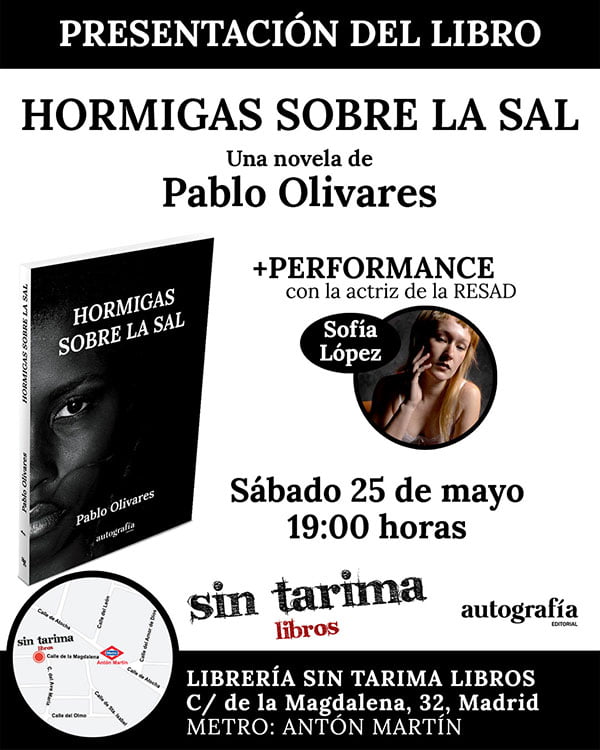 Hormigas sobre la sal - Presentacion Sin Tarima Libros