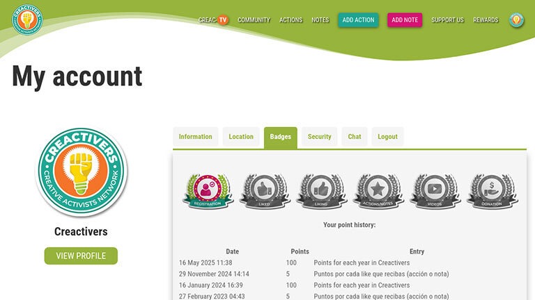 Profile - Points - ES