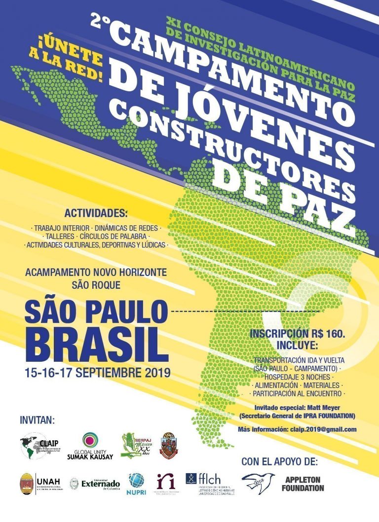 2º Campamento de Jóvenes Constructores de Paz – CLAIP 2019