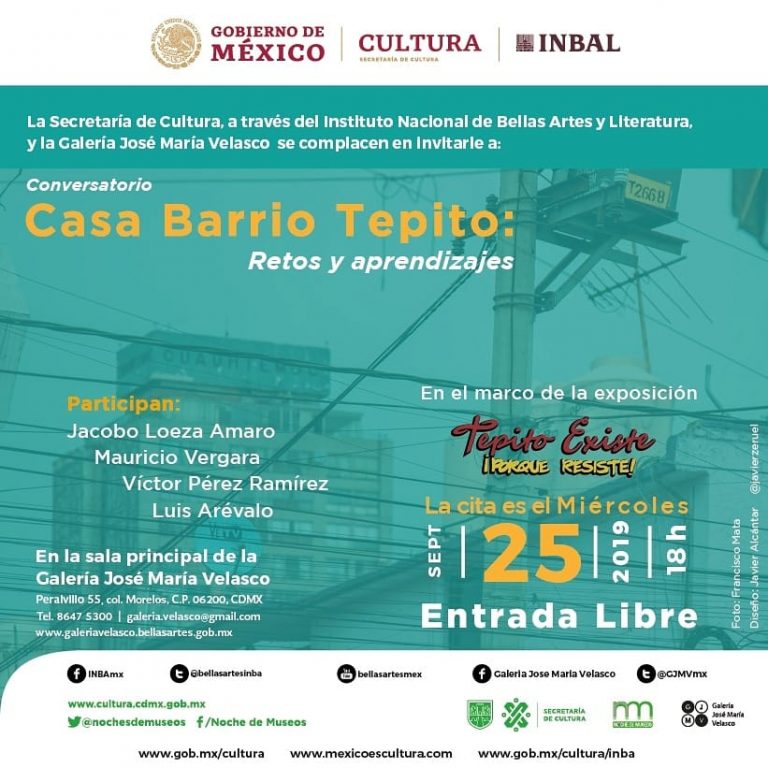 Conversatorio sobre Tepito (CDMX, México)